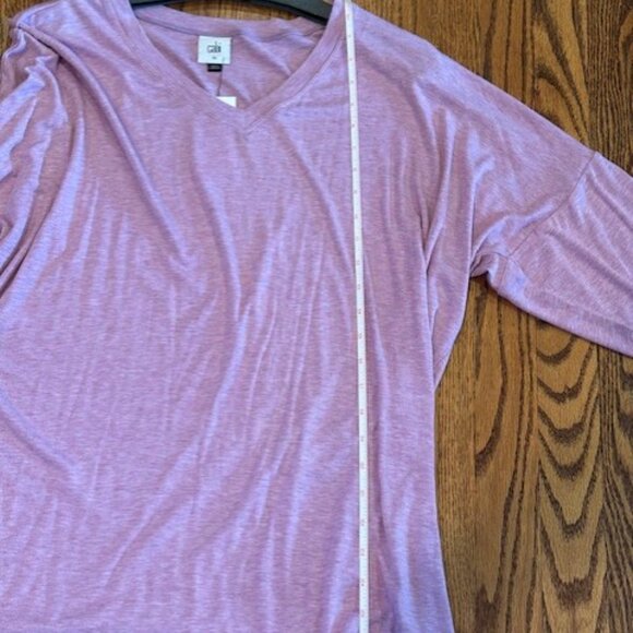 NWT Pink Cabi Serenity Long Sleeve Tee Shirt Size XL - Picture 10 of 11